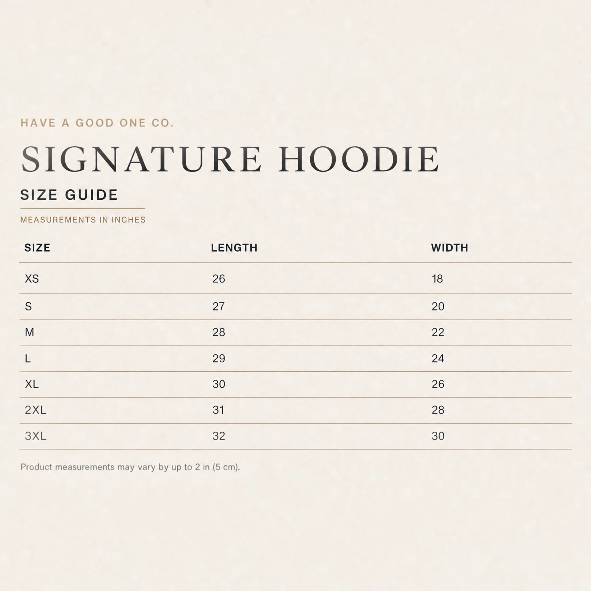 Have a Good One Co. Signature Hoodie